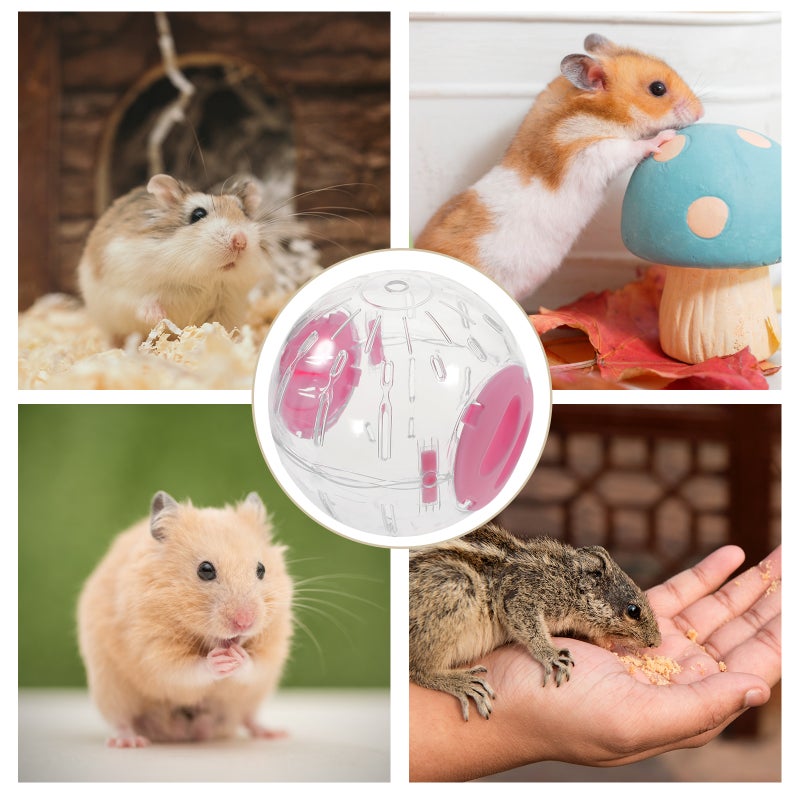 2Pcs Clear Hamster Hamsters Exercise Running Hamster Toy - Image 3