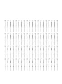 NIBEMINENT 80 Piece Wooden Golf Tees With Striped Scale  - Image 1