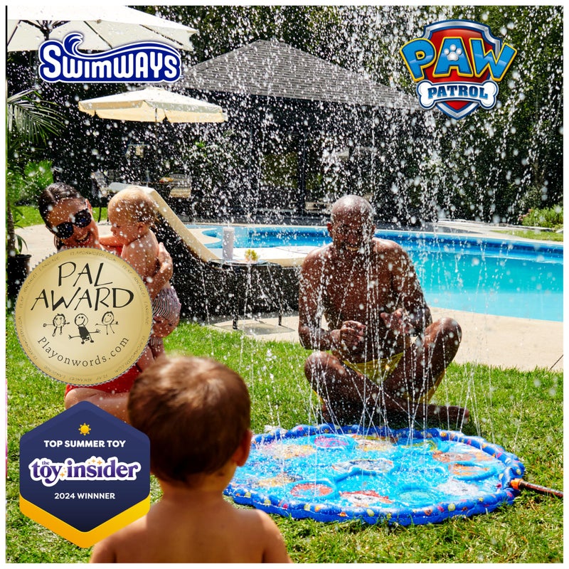 SwimWays Paw Patrol Splash Mat  Kids Splash Pad & Outdoor Toys  Paw Patrol Party Supplies & Water Toys for Kids Aged 1 & Up - Image 2