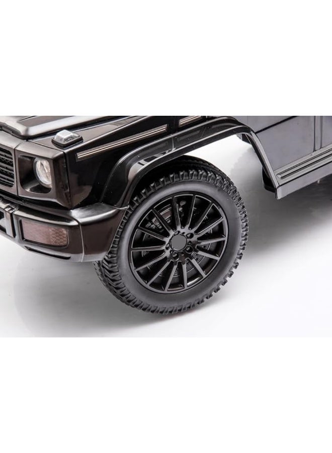 "Luxury Push Ride-On Car for Kids – Steering Wheel with Sounds, Parental Handle, Full Safety Guard, Elegant Black Color " - Image 3