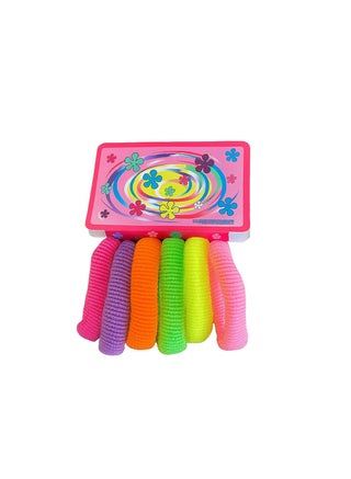 Soft Elastic Hair Ties Set F-2-MULTICOLOR