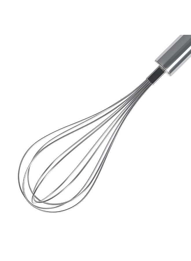 Duravel Stainless Steel Egg Beater Hand Whisk Mixer - Heavy Duty Manual Whisk for Baking, Cooking, Beating Eggs, Mixing Batter, Durable Ergonomic Handle (11 Inch) - Image 2