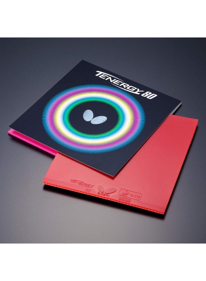 BUTTERFLY Butterfly-Tenergy 80 Table Tennis Rubber Red 1.9-1003100119-4906901146693  - Image 3