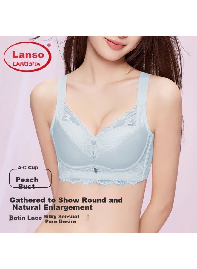 LANG SHA Langsha Women's Bra, Push-up For Small Enhances Cleavage, Reduces Side Bulge, Prevents Sagging, New Style, Wireless Ladies' Brassiere - Image 1