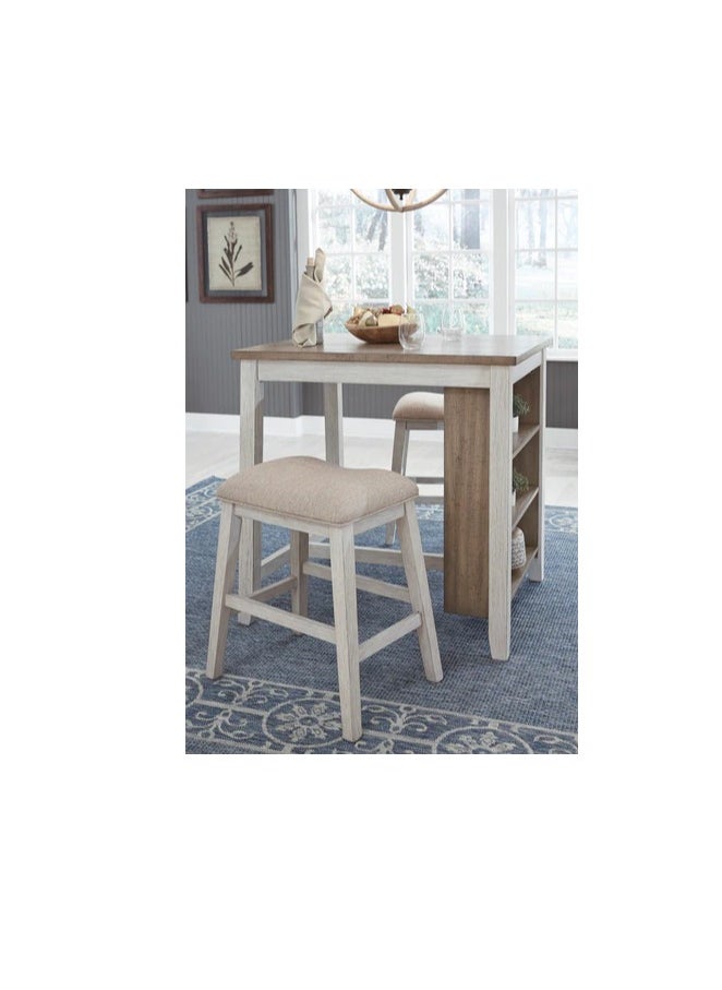Ashley Homestore Skempton Counter Height Dining Table and Bar Stools (Set of 3)  - Image 3
