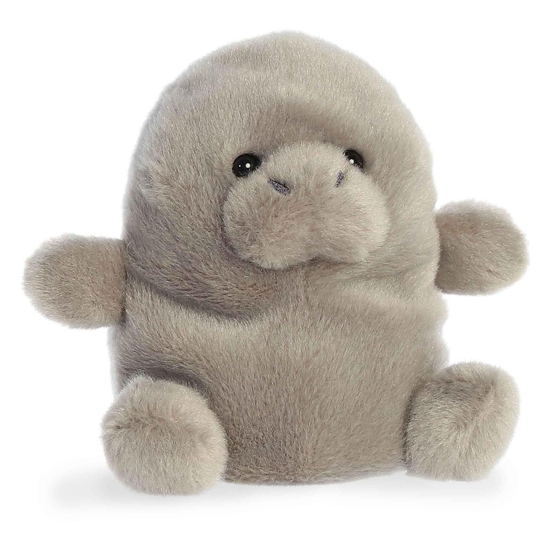 AuroraÂ® Adorable Palm Palsâ„¢ Blubs Manateeâ„¢ Stuffed Animal - Fun Collectible Plush for Kids and Adult Collectors - Perfect for Decorating Rooms and Birthday Gifts - Gray 5 Inches - Image 3