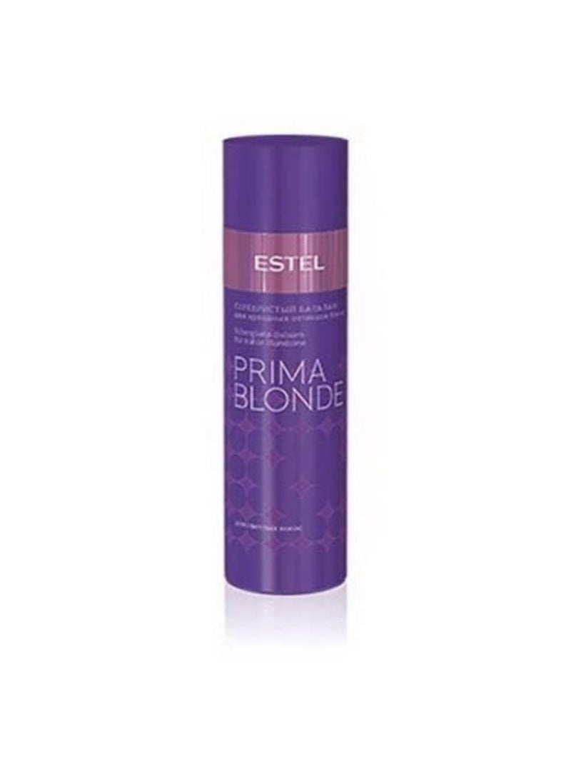 ESTEL STEL Prima Blonde Silvery Balm for Cold Blonde Shades – Anti Yellow Purple Hair Balm for Blonde & Bleached Hair – 200ml - Image 2