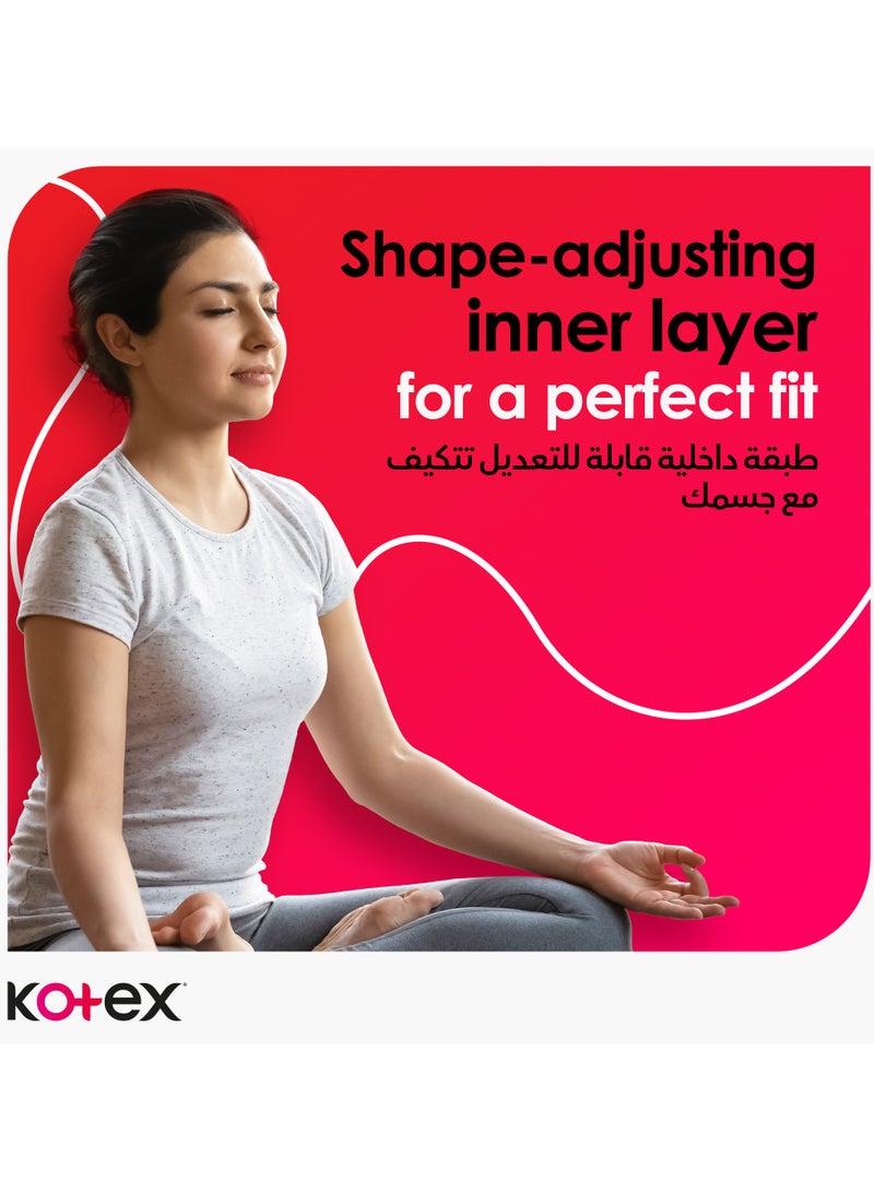 Kotex فوط صحية رقيقة جداً بحجم عادي مع أجنحة - Image 4