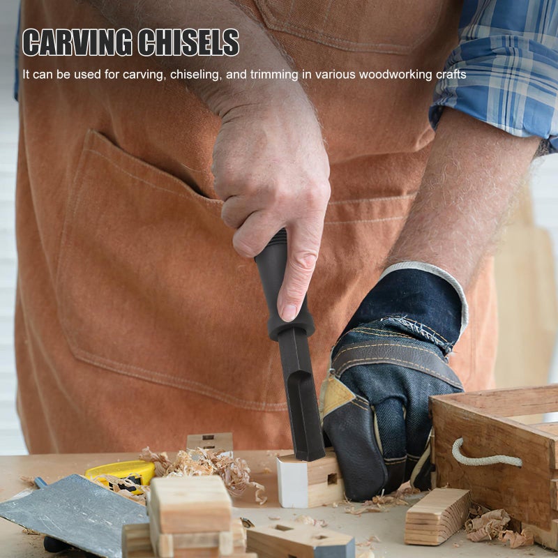 Wood Carving Chisel Set with Comfortable Grip for Woodworking and DIY Craft - Image 5