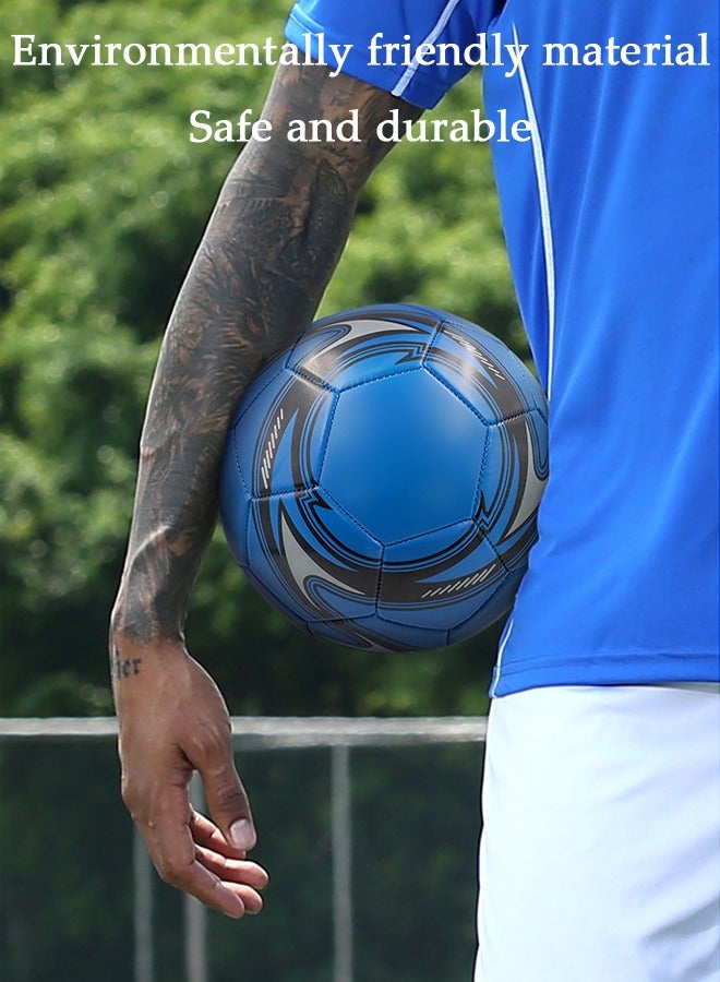 DUNISO Soccer Ball Size 5 High Quality Football for Training Playing Waterproof And Wear Resistant Football for Official Matches with Air Pump Net bag and Ball Needles Indoor Outdoor Game Soccer Ball - Image 4