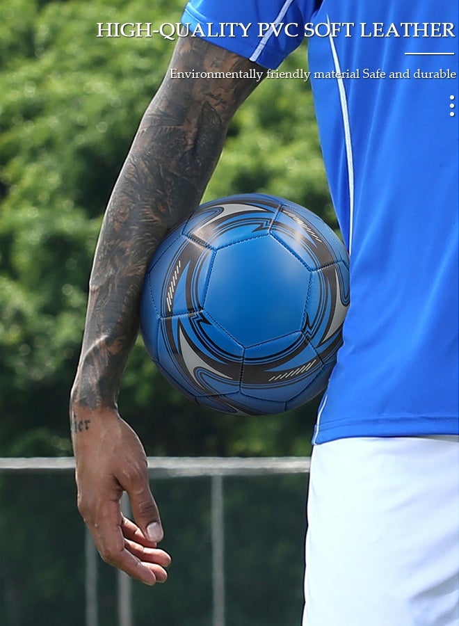 DUNISO Soccer Ball Size 5 High Quality Football for Training Playing Waterproof And Wear Resistant Football for Official Matches with Air Pump Net bag and Ball Needles Indoor Outdoor Game Soccer Ball - Image 4