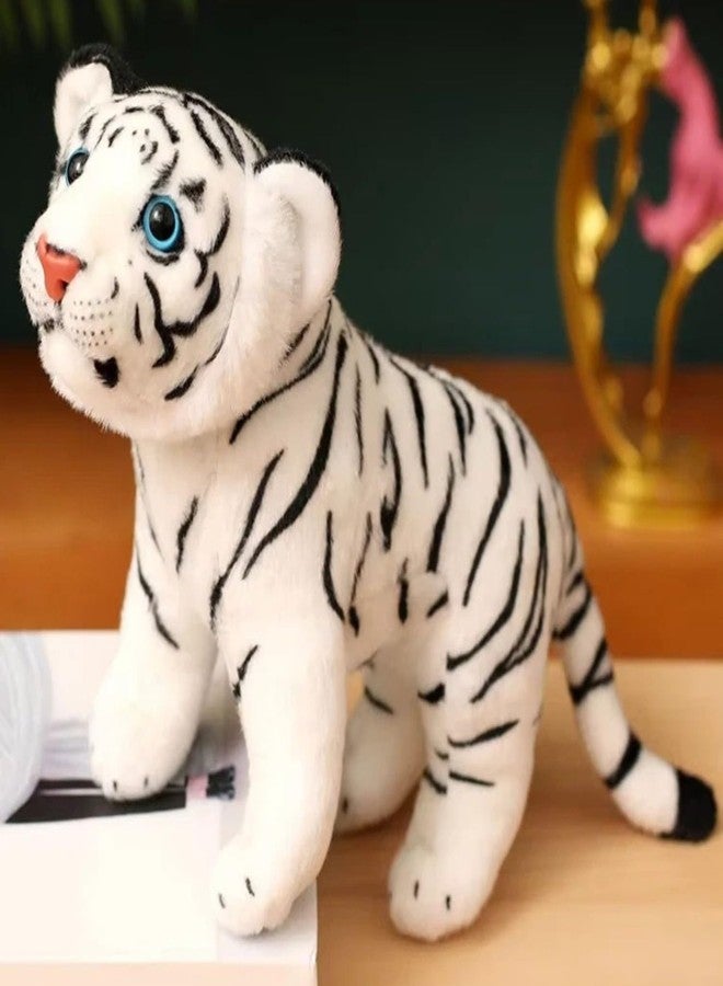 Tickles Standing Siberian White Tiger Soft Stuffed Plush Animal Toy for Kids Boys & Girls Birthday Gift (Color: White Size: 40 cm) - Image 2