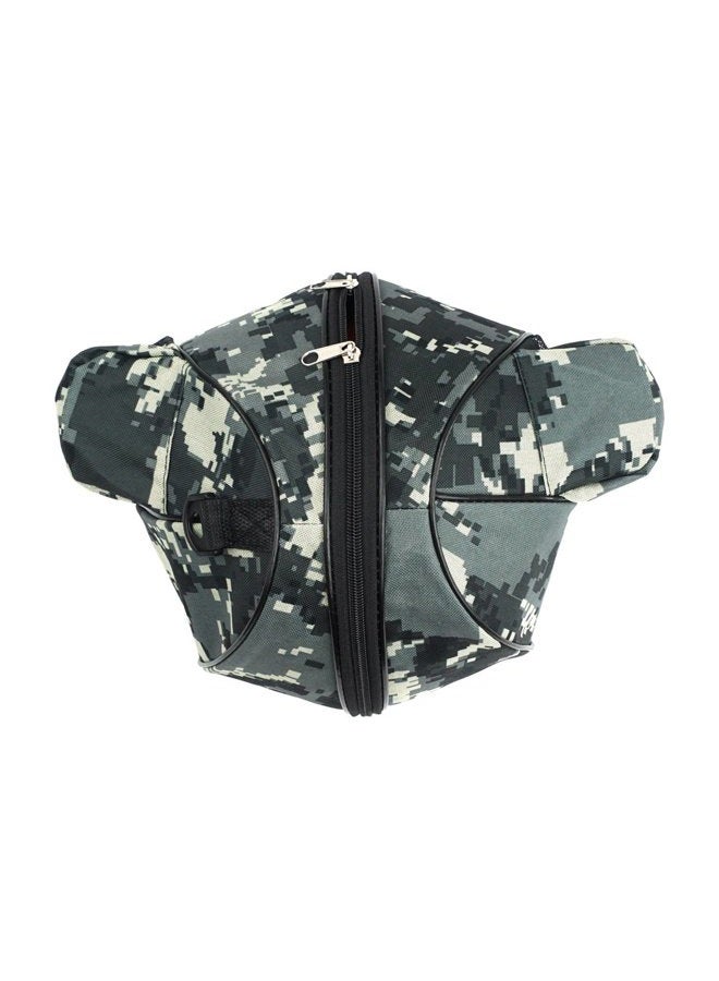 FoRapid Size 7 (29.5") Basketball Bag Soccer Ball Football Volleyball Softball Sports Ball Bag Holder Carrier+Adjustable Shoulder Strap 2 Side Mesh Pockets f/ Water Bottle Towel Sports Shoes (Camo) - Image 3