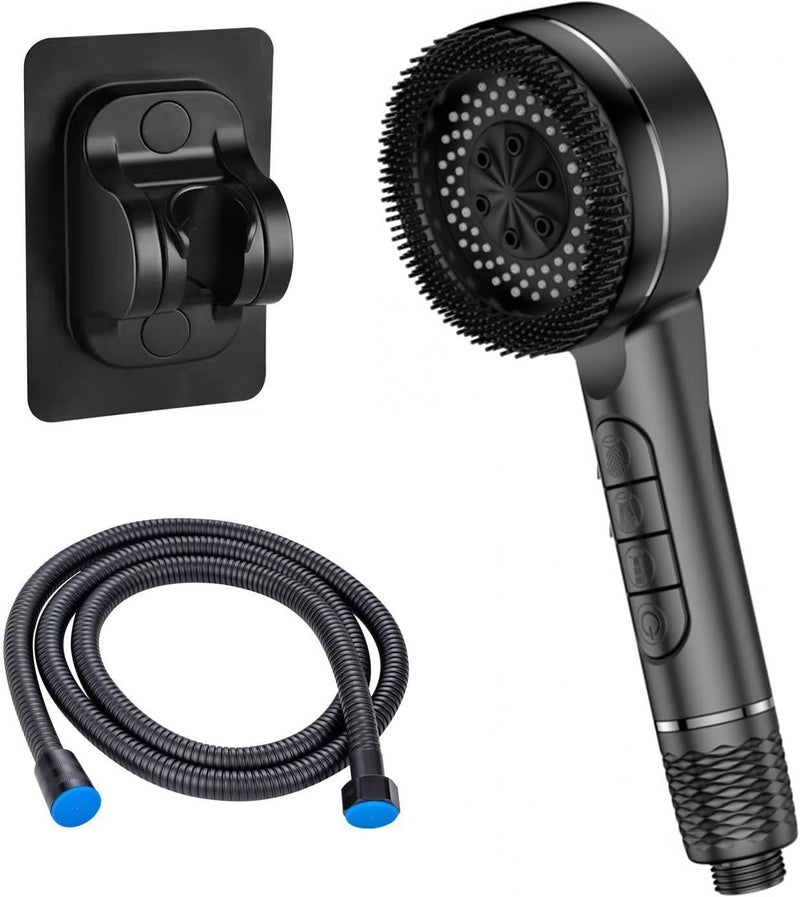 High Pressure Filter Shower Head with One-click Water Stop and Four Modes - Image 1