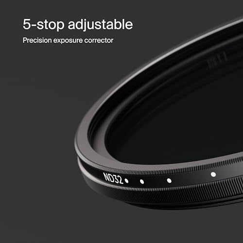 Urth 39mm ND2-32 Variable ND Lens Filter (Plus+) — 1-5 Stop Range, Ultra-Slim 20-Layer Nano-Coated Neutral Density Filter for Cameras - Image 4