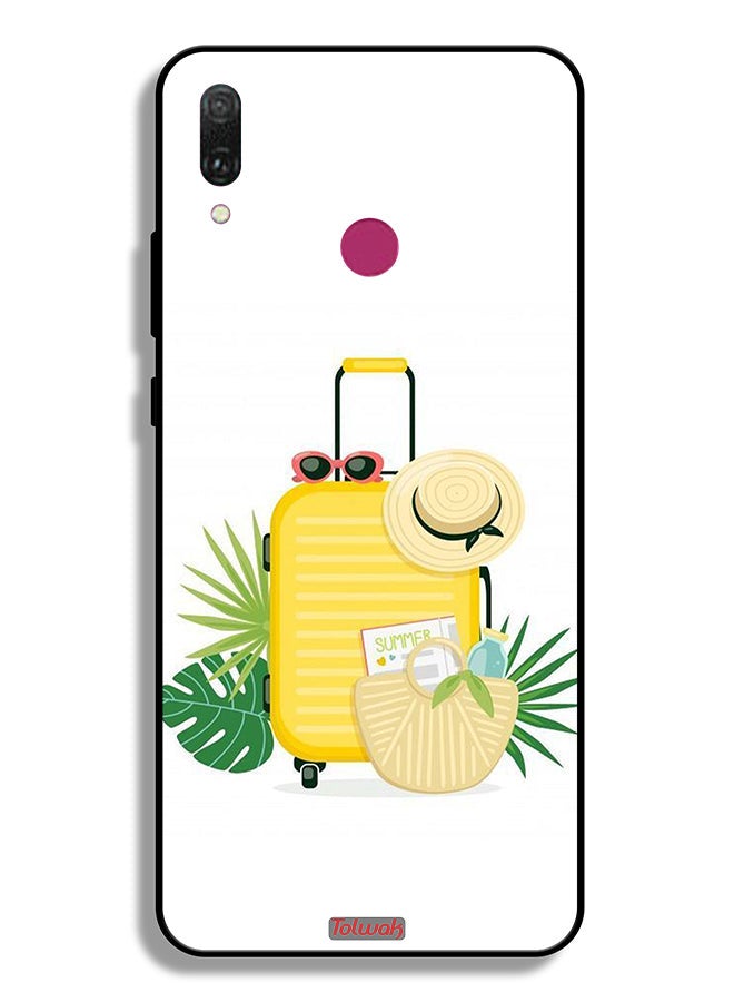 Tolwak Huawei Y9 (2019) Protective Case Cover Summer Digital Art - Image 2