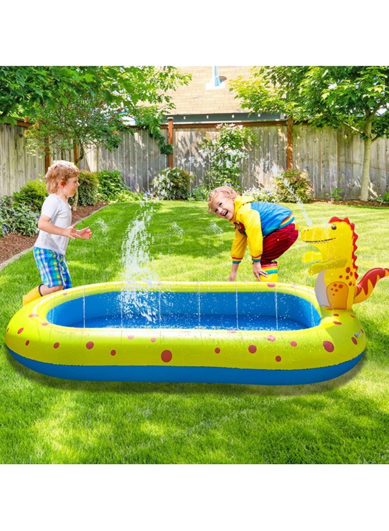 Water Park PVC Inflatable Children Dinosaur Swimming Pool Outdoor Sprinkler Toys For Kids  - Image 4
