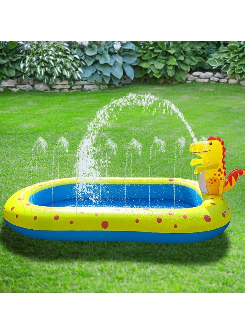 Water Park PVC Inflatable Children Dinosaur Swimming Pool Outdoor Sprinkler Toys For Kids  - Image 3