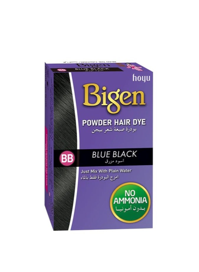 Bigen Powder Hair Dye Blue Black Color 6g