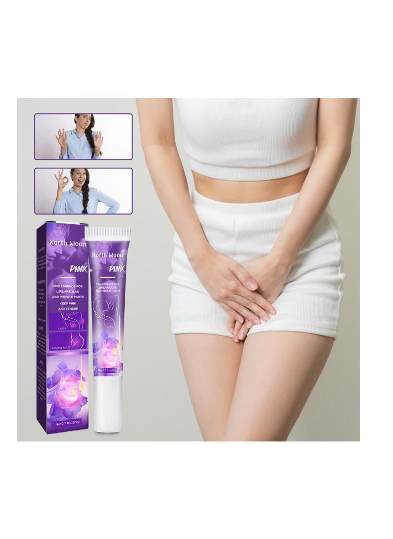 NORTH MOON Pink Essence For Lips Areolas and Private Parts for Remove Melanin for Pink and Tender Body Parts  - Image 1
