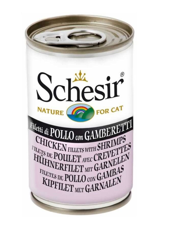 Schesir Chicken With Shrimps Wet Food Cats 140G