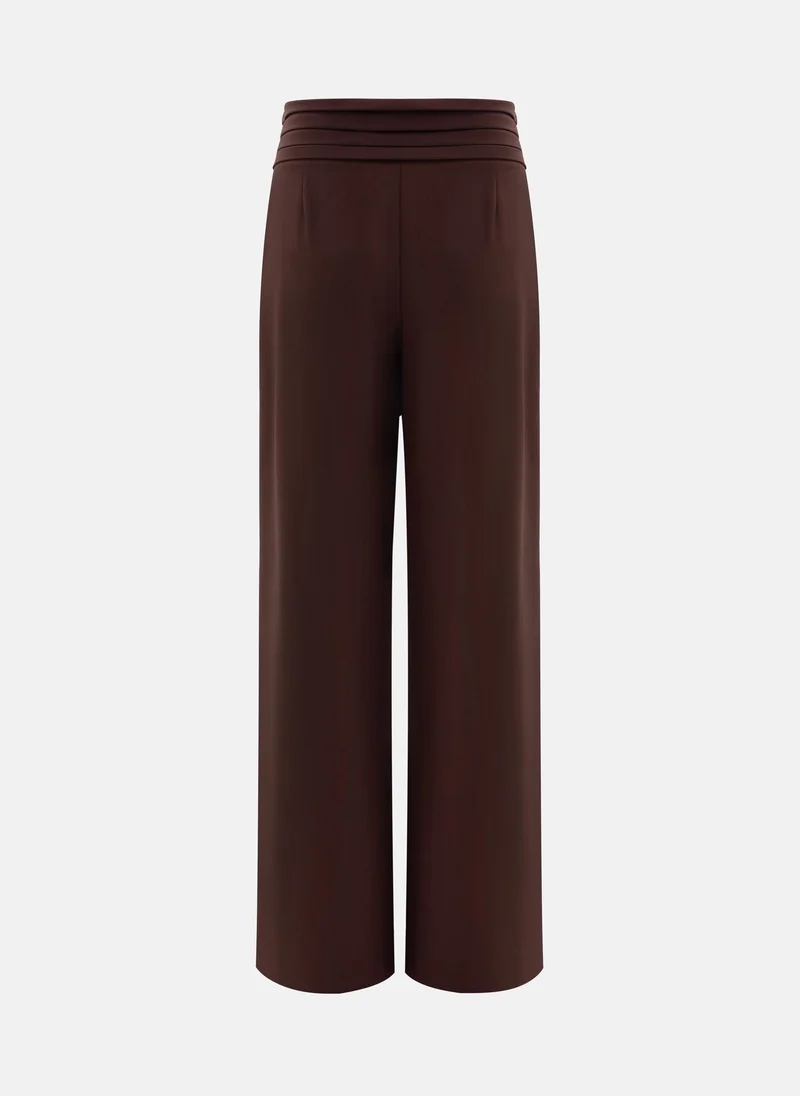Lichi Loose trousers with wide draped belt