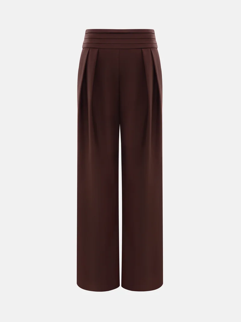 Lichi Loose trousers with wide draped belt