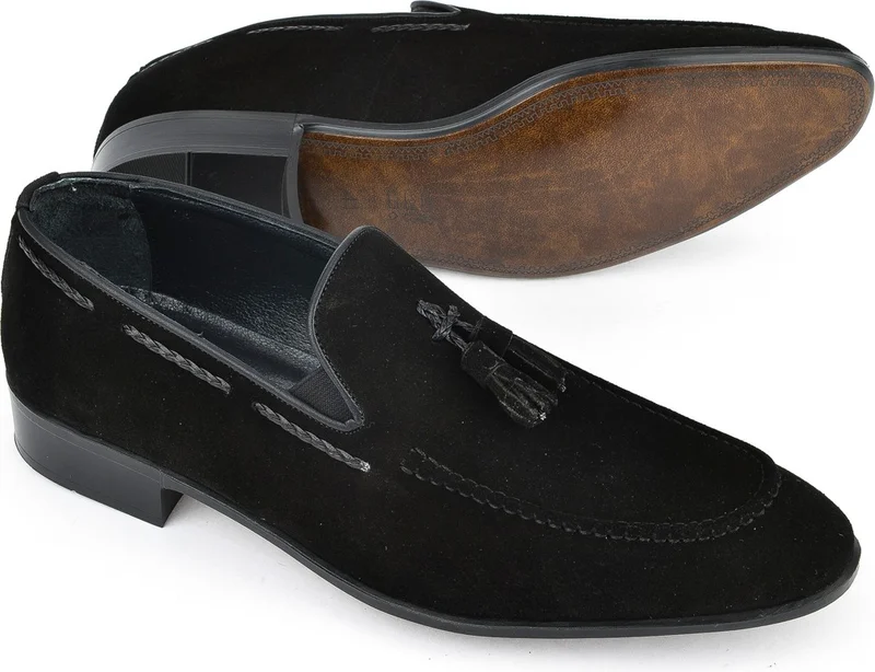 Ziya Men's Leather Classic Shoes 151985Z1001 Black