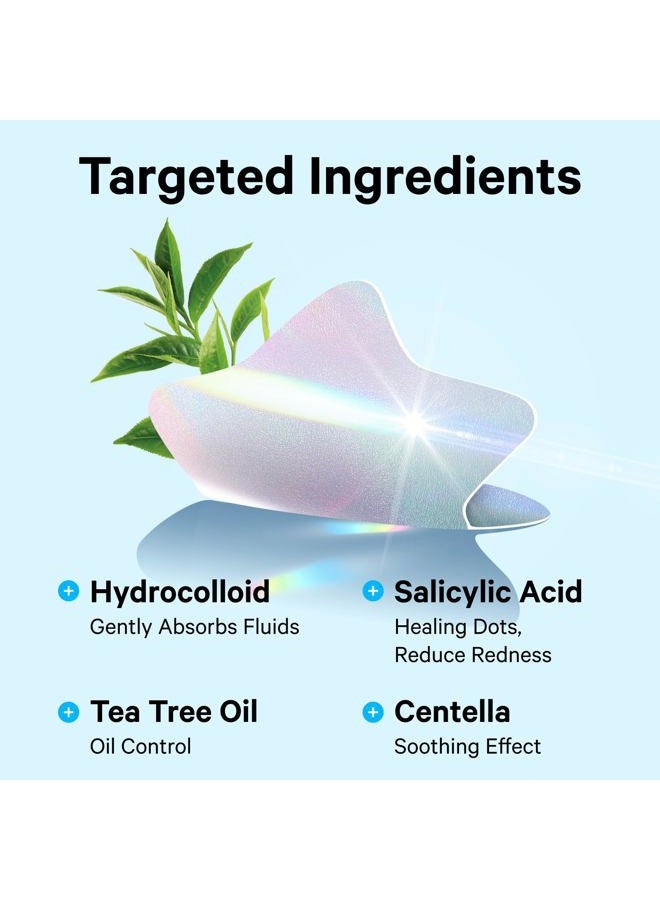 Sosky Pimple patches blue star cloud butterfly 12MM 36PCS Hologram - Image 5