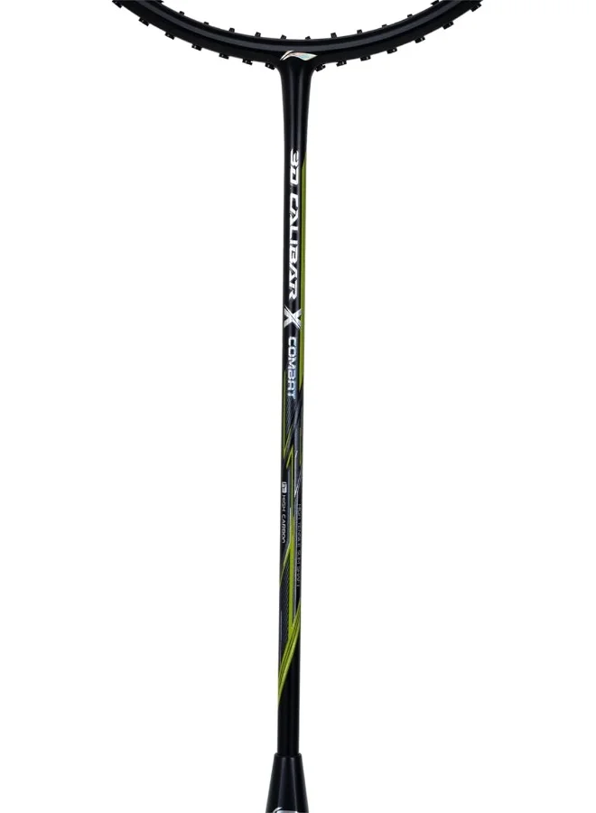 Li-Ning Li-Ning 3D Calibar X Combat Carbon Graphite Unstrung Badminton Racquet, 85 Grams, 30 Lbs String Tension And Free Full Cover