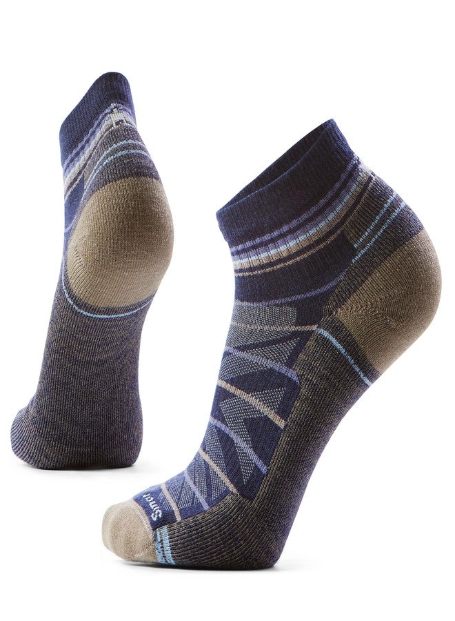 Smartwool Mens Hike Light Cushion Pattern Ankle Socks Nightfall Blue X-Large - Image 1