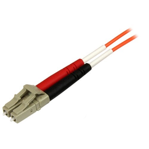 StarTech.com 1m Fiber Optic Cable - Multimode Duplex 50/125 - OFNP Plenum - LC/ST - OM2 - LC to ST Fiber Patch Cable (50FIBPLCST1) - Image 2