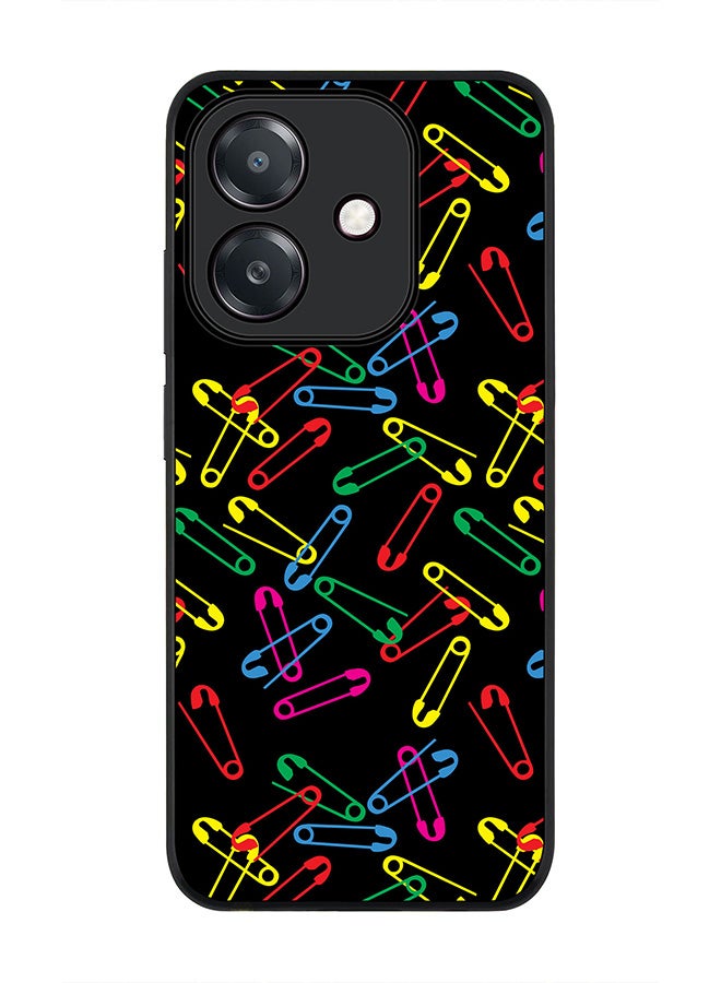 For Oppo A5i Case,Slim fit Camera Protection, Shockproof Thin Phone cover  - Safety Pins