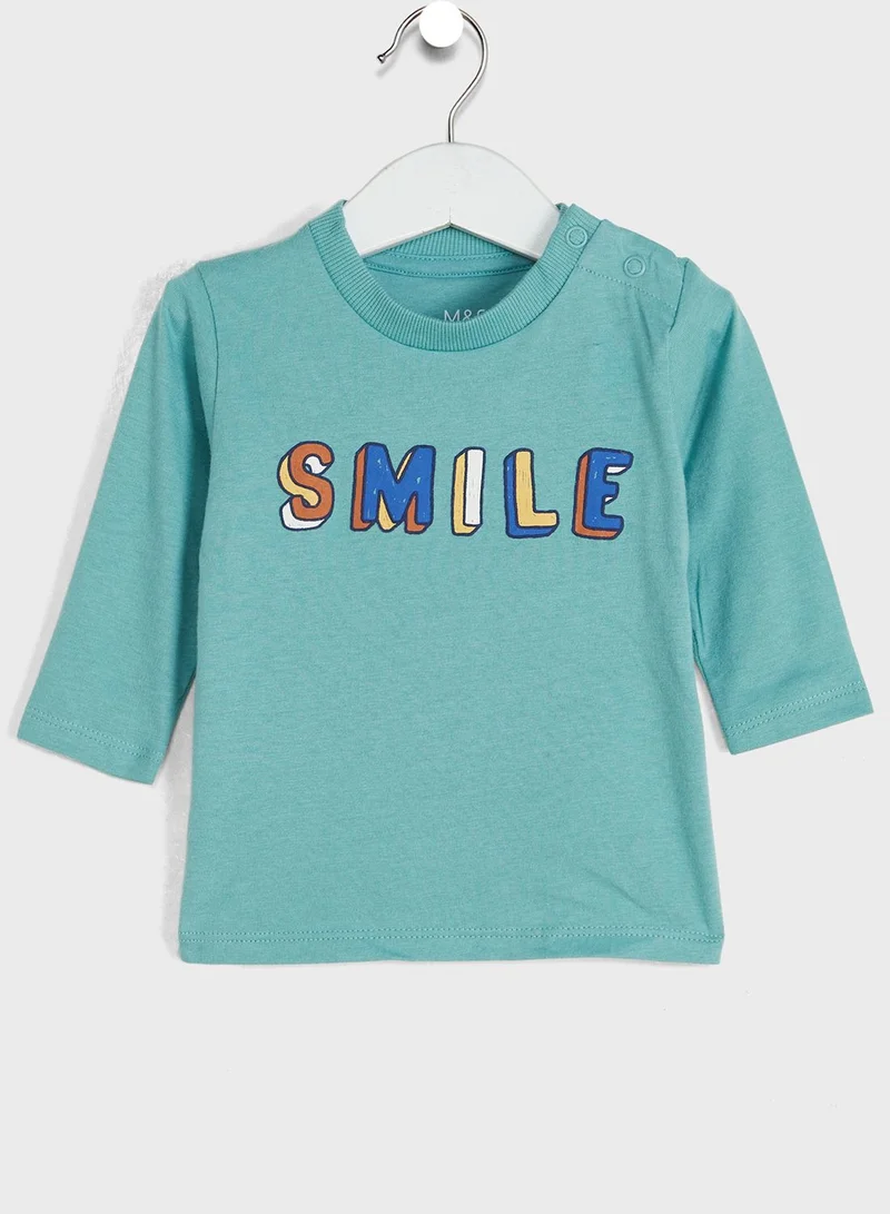 Marks & Spencer Kids Smile T-Shirt