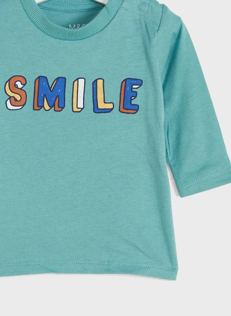 Marks & Spencer Kids Smile T-Shirt