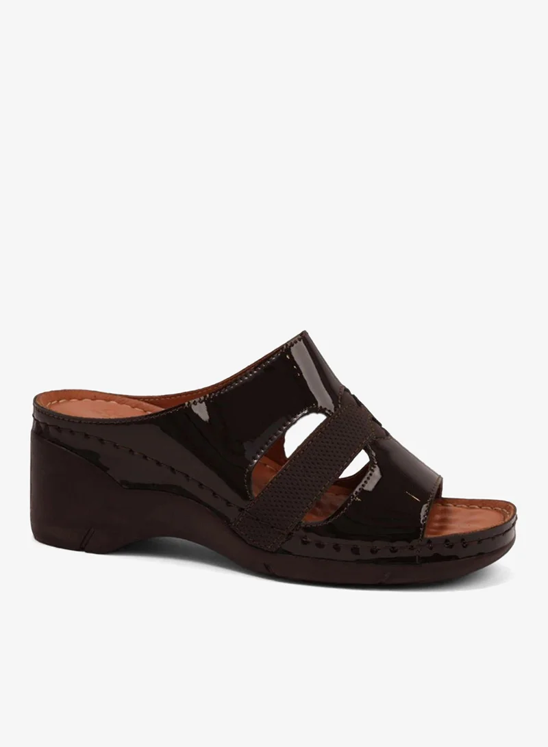 Comfort Plus COMFORT PLUS LADIES SANDALS  - GG115 BROWN