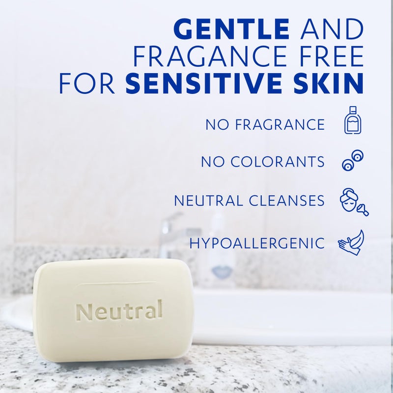 Grisi Neutral Hypoallergenic Bar Soap â€“ Fragrance-Free & Dye-Free for Face & Body â€“ Gentle Moisturizing Wash for Sensitive Skin â€“ pH-Balanced Natural Cleanser â€“ 3.5 oz | 6-Pack - Image 3