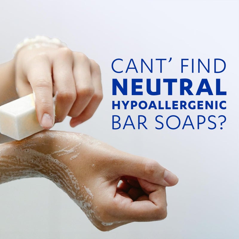 Grisi Neutral Hypoallergenic Bar Soap â€“ Fragrance-Free & Dye-Free for Face & Body â€“ Gentle Moisturizing Wash for Sensitive Skin â€“ pH-Balanced Natural Cleanser â€“ 3.5 oz | 6-Pack - Image 2