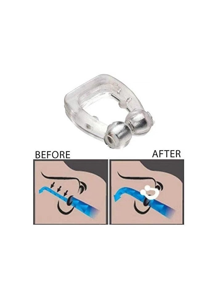 Generic Anti Snoring Devices - Silicone Magnetic Anti Snore Stopper Nose Clip Help Breathe Right and Stop Snoring Devices That Work for Men & Women Snoring Solution-Comfortable Nasal to Relieve Snore  - Image 5