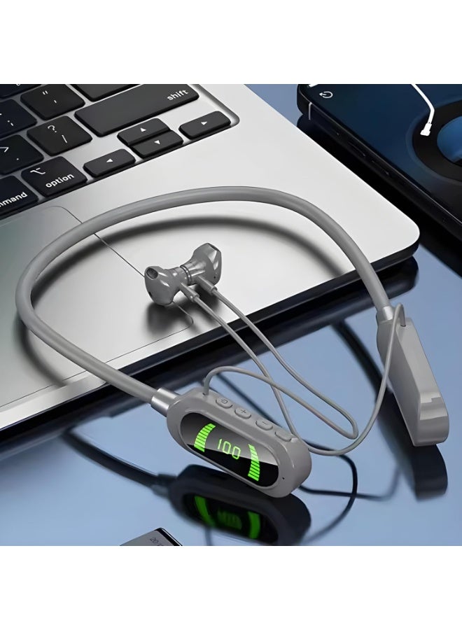 سماعة بلوتوث لاسلكية بصوت نقي - عمر البطارية طويل حتى 30 ساعة - تصميم مريح للارتداء – نوع الشحن Micro USB – موديل U50I - Image 5