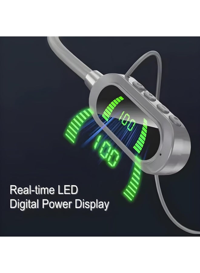 سماعة بلوتوث لاسلكية بصوت نقي - عمر البطارية طويل حتى 30 ساعة - تصميم مريح للارتداء – نوع الشحن Micro USB – موديل U50I - Image 4