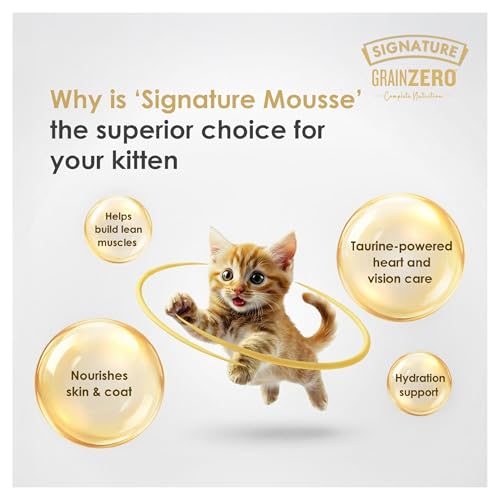 Grain Zero Kitten Wet Mousse 80g | Ocean Fish | Rich in Protein | Promotes Hydration & Easy to Digest | Grain Free | No Artificial Flavours |Packed with Essential Vitamins & Antioxidants - Image 5