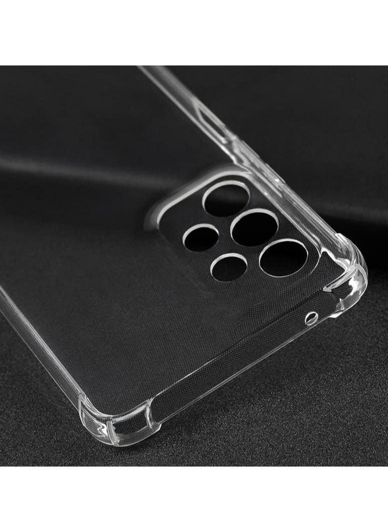 MUNTAQI Samsung Galaxy A33 5G Clear Cover Case soft TPU Transparent Silicone Gel Back Protective Case shock Absorbent Reinforced Corner - Image 4