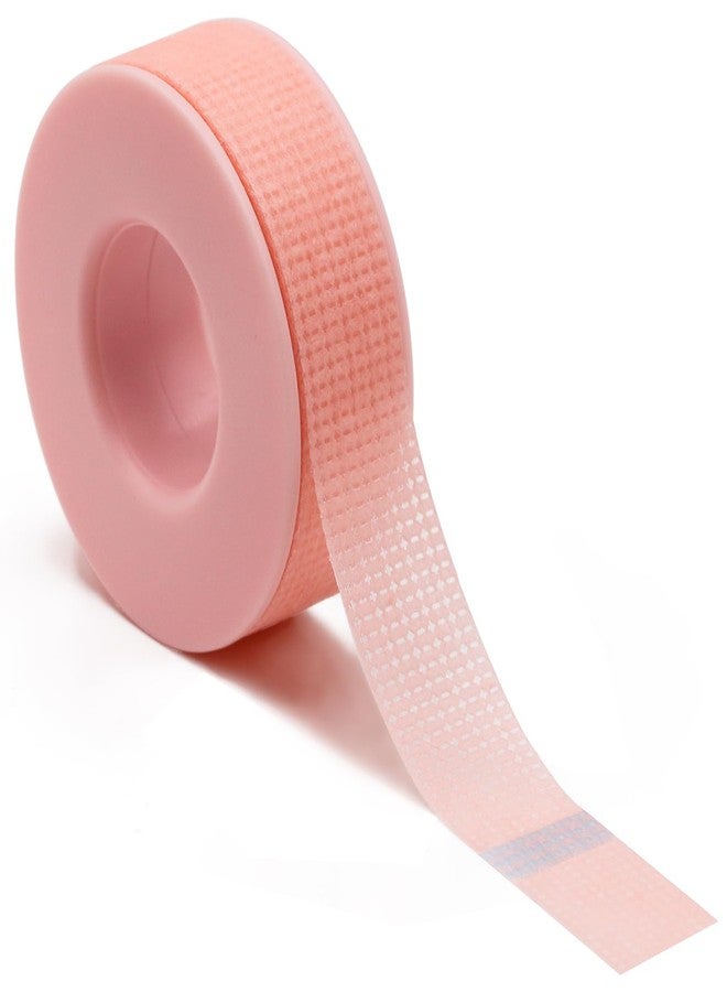 Miuffue شريط ميؤفي لتطبيق الرموش الاصطناعية، لاصق سيليكون، إزالة خالية من الألم، قابل للتنفس، 0.5 إنش × 4 ياردات (لفة واحدة)، وردي - Image 1