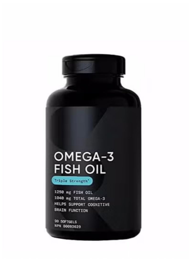 أوميغا زيت أوميغا 3 عالي القوة 1250 مجم | يدعم وظائف القلب والدماغ الطبيعية - Image 1