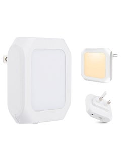 Plug-in LED Night Light,Intelligent Light Control Induction Light, Adjustable Brightness and Color, for Bathroom,Hallway, Bedroom, Kids Room, Kitchen, Stairway