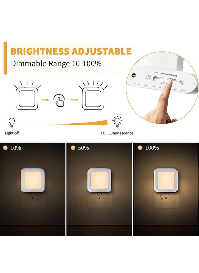 Generic - Plug-in LED Night Light,Intelligent Light Control Induction Light, Adjustable Brightness and Color, for Bathroom,Hallway, Bedroom, Kids Room, Kitchen, Stairway - Image 1