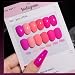 GAOY Hot Pink Gel Nail Polish, Baby Pink Peony Neon Gel Polish Kit for Salon Manicure and Nail Art DIY at Home, Gift for Women - Image 3