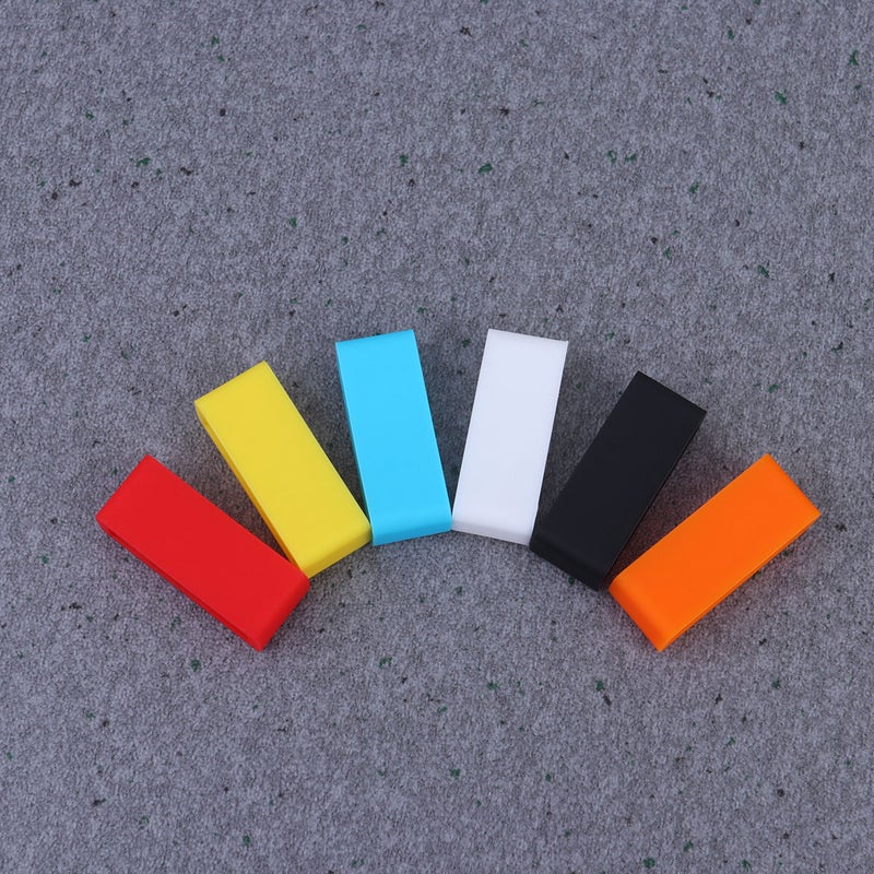 2Pcs 22MM Silicone Strap Rings Durable Watch Band Rings Wristwatch Strap Movable Rings Positioning Buckles (White) - Image 3