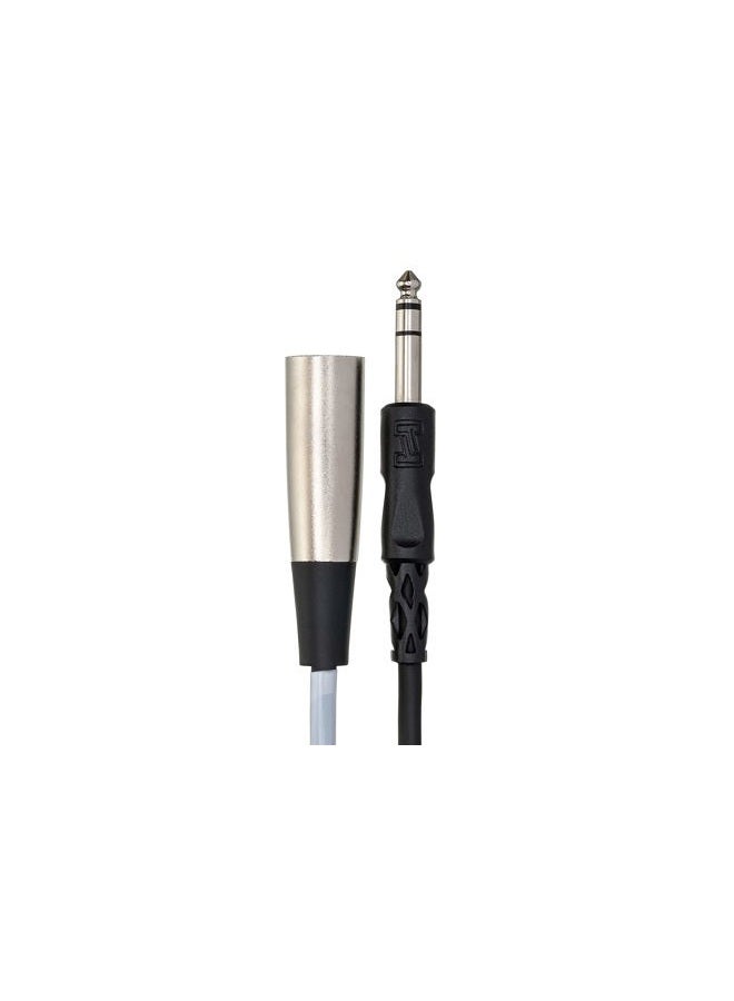 Hosa STX-110M 1/4" TRS to XLR3M Balanced Interconnect Cable, 10 Feet - Image 3